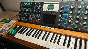 Moog Voyager synth - Dub  Tech - Slew Rate Mod - MikeSynth