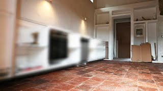 #85 Building our KITCHEN&#39;s Structure | Renovating our Abandoned Stone House in Italy