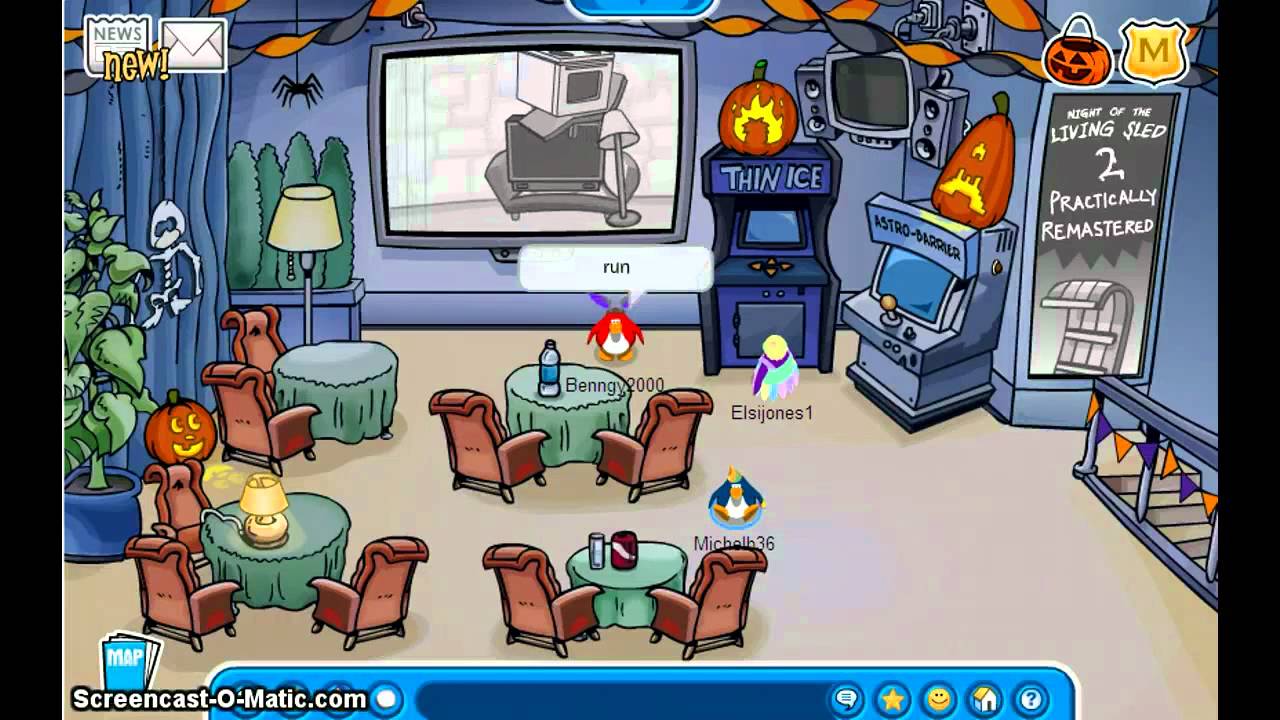 Club Penguin Night Of The Living Sled 2 - YouTube