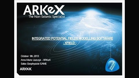 Webinar: Integrated Potential Field Modeling Software (XFIELD) in OpendTect 4.6