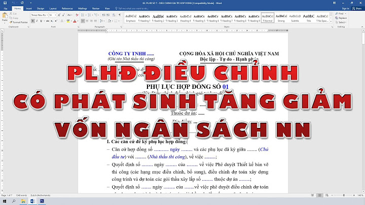 Cách làm hồ sơ thanh toán phụ lục phát sinh năm 2024