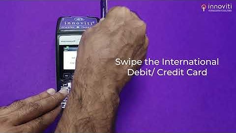 How to do a DCC transaction on your Innoviti Terminal?