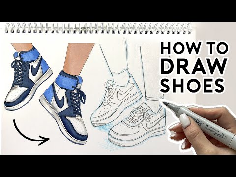 Video: How To Draw Shoes