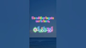 ✨سورة الإخلاص بصوت جميل تهز القلب | قل هو الله أحد| أكتب شيئا تؤجر عليه #ذكر_الله #دعاء