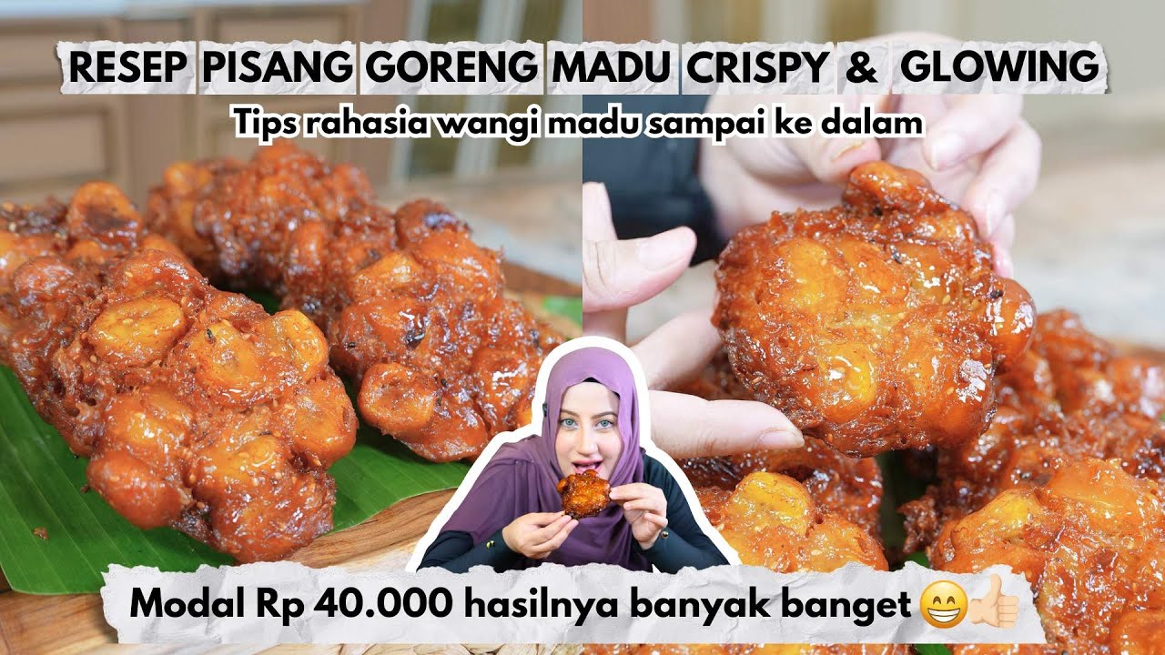 COOKING WITH TASYI: EPS 153 - RESEP PISANG GORENG MADU CRISPY MODAL RP. 40.000 HASIL BANYAK BANGET..