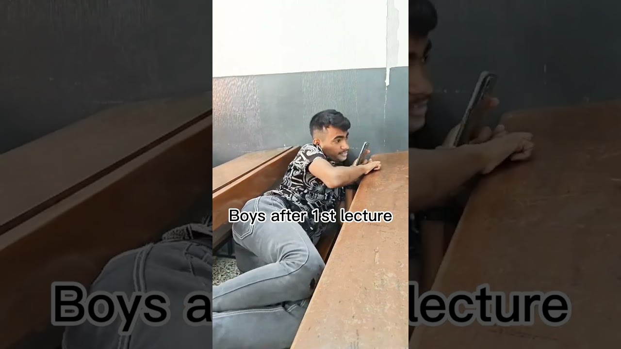 Boys after 1st lecture || bunk kaise kare || school bunk karne ke 3 tarike