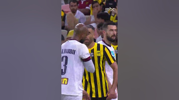 لقطة مشادة فهد الحربي وعبدالرزاق حمدالله