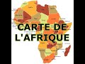 Carte de lafrique