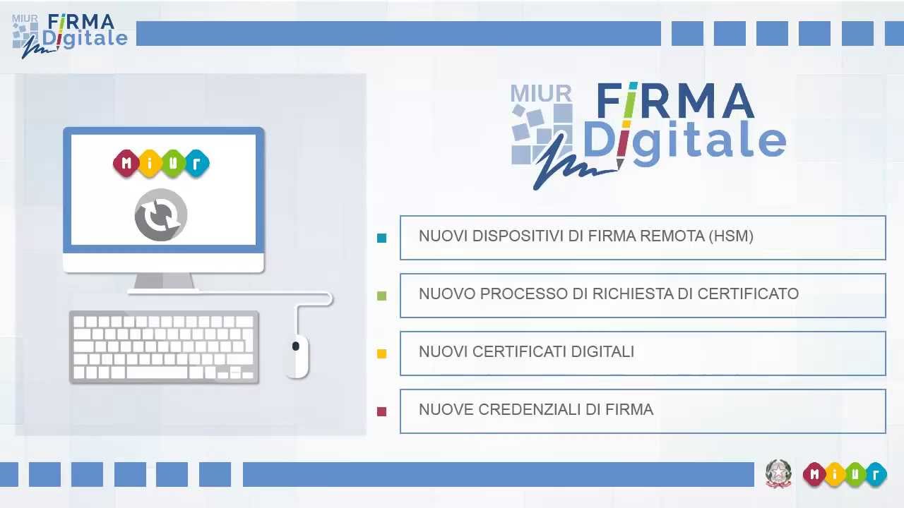 Firma Digitale e altre Certificazioni Digitali