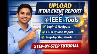 How to Upload Iftar Event Report on IEEE vTools | Step-by-Step Guide