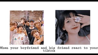 When Your Boyfriend And His Friend React To Your Tiktok Videos𝐁𝐓𝐒 𝐨𝐧𝐞 𝐬𝐡𝐨𝐭