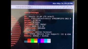 Run Ubuntu 22.04 & Weston on STM32MP157