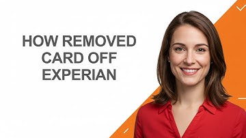 How Removed Card Off Experian - AshleyHowTo