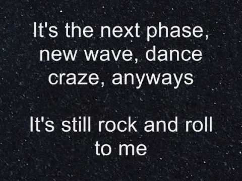 It's Still Rock and Roll To Me Billy Joel-Lyrics