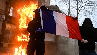 France Strikes: Violent Clashes, Fires and Teargas Mar Macron's Vision