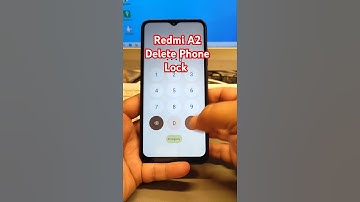Xiaomi Redmi A2, Delete Pin, Pattern, Password Lock