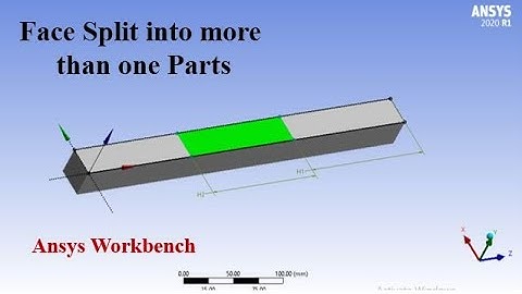 Face Split/Divided of surface in Ansys Workbench| How to surface divided more than on part in Ansys?