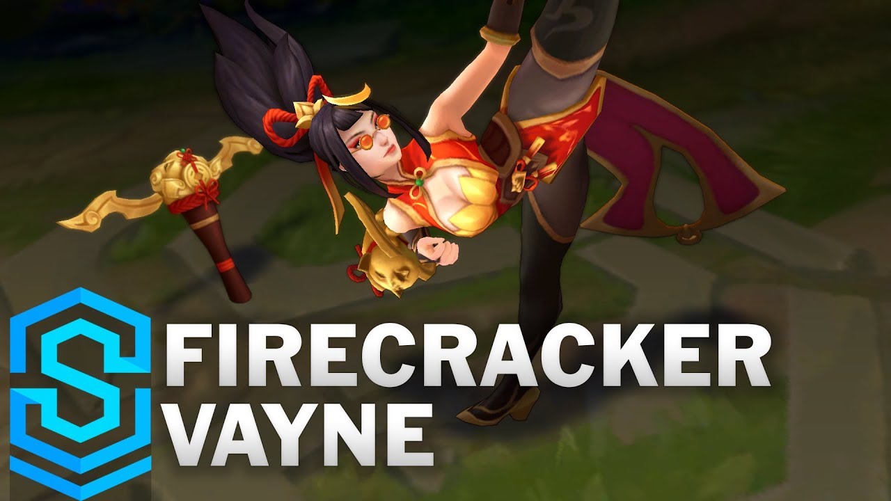 Firecracker Vayne Skin Spotlight - Pre-Release - League of Legends ...