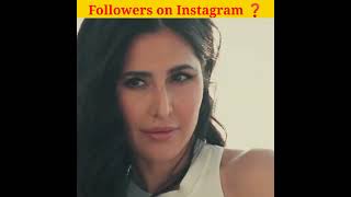 Katrina Kaif Followers on Instagram ❓😱 | #116 | KWSM #shorts #viral #trending #katrinakaif #katrina