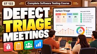 ST 122 | Defect Triage Meetings | Software Testing Course | Uplatz