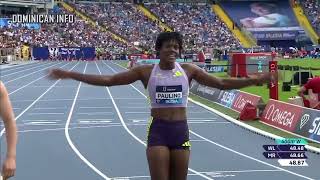 Marileidy Paulino 🇩🇴 gana su carrera en los 400 metros en Silesia | Diamond League 2026