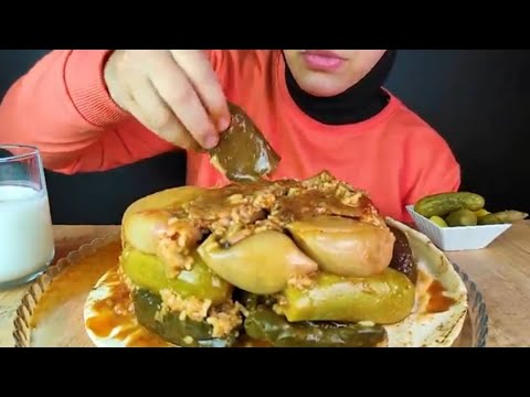 Dolma Asmr Mukbang Eating Sounds