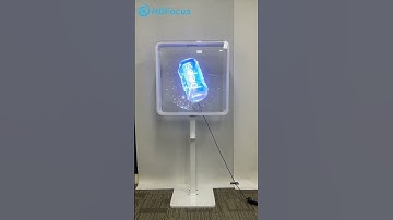 Standing 3D holographic fan coke display   #hdfocus #3dhologramfan
