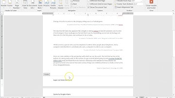 How to make a different First Page using headers and footers