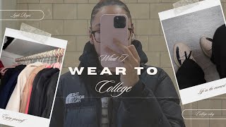 WHAT I WEAR IN A WEEK TO COLLEGE *REALISTIC*|| LEAH REYES