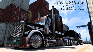 American Truck Simulator 2021 4K Freightliner Classic XL Custom Space Vehicle Haul 1.41