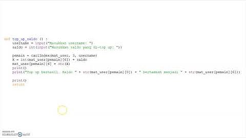 Video Tugas Besar Mata Kuliah Dasar Pemrograman - Kelas 06 - Kelompok 4