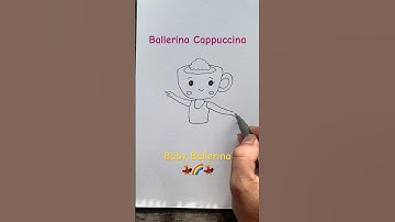 Baby Ballerina Drawing 💃🌈 #ballerina #shorts #viral #drawing #kids