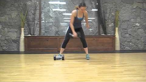 Contralateral Dumbbell Pick Up