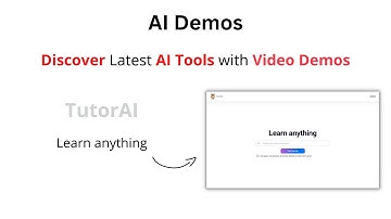 AI Demos | Learn Anything Instantly with TutorAI | TutorAI Demo