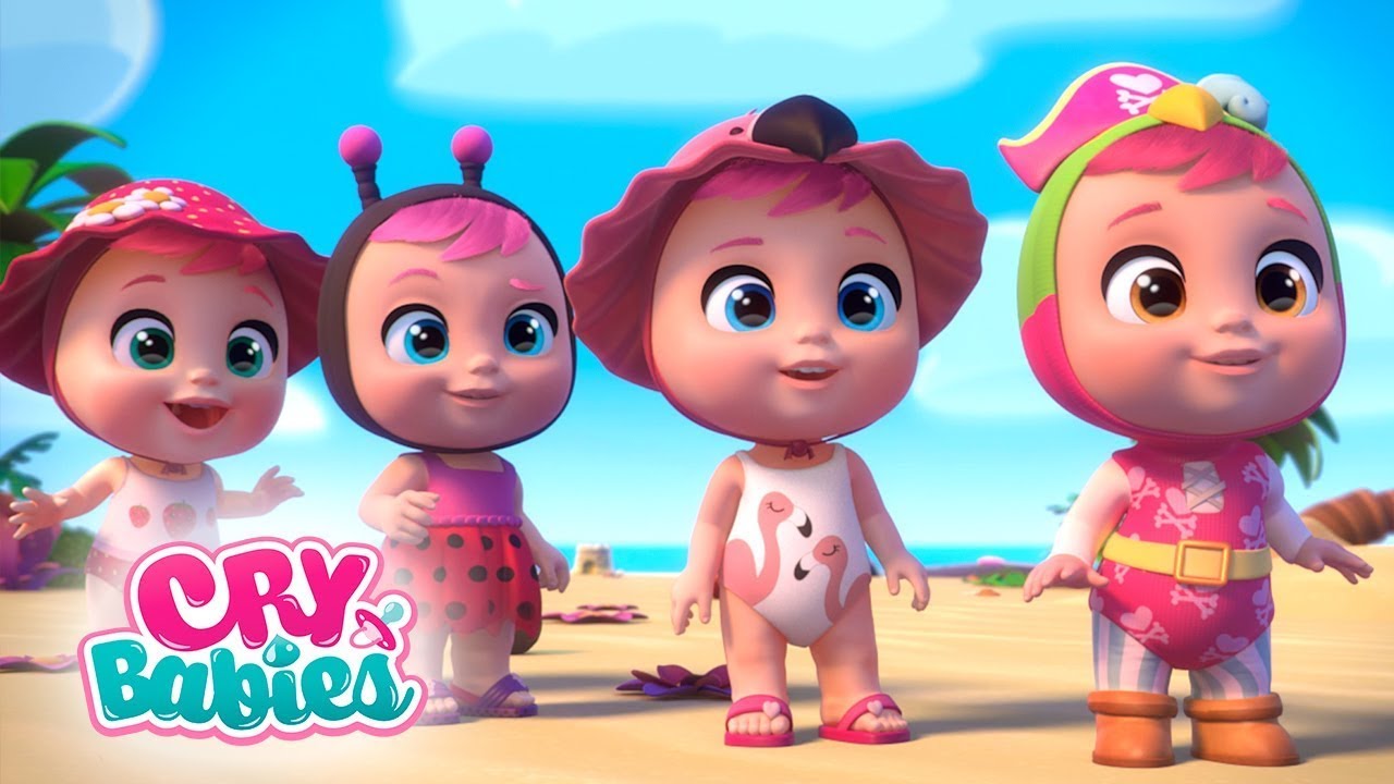 Tropikal Ada Gezisi ve Tüm Bölümler | Tropical Beach Babies 🌴 Cry Babies Magic Tears | 6. Sezon