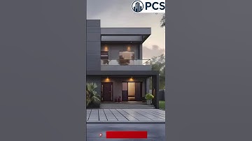 Stylish Elevation | Ghar ka 3D Design Visualization in Lumion + AutoCAD #shorts