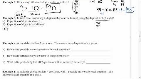 BC Math 12 - Lesson 7 1 Fundamental Counting Principle