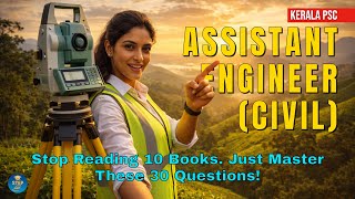 CRACK AE CIVIL With These Questions! | Kerala PSC AE Exam 2026 #assistantengineer #civil #keralapsc