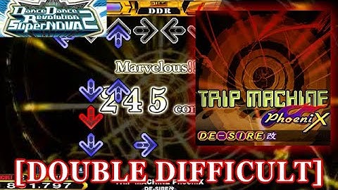 【DDR SN2】 TRIP MACHINE PhoeniX [DOUBLE DIFFICULT] 譜面確認＋クラップ