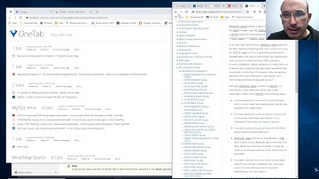 Using OneTab in Chrome or Firefox