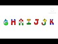 Esperanto Alphabet Song (upgrade, with flags of EU and Francophonie at the same time)