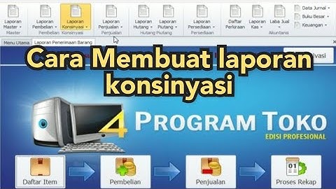 Cara Membuat laporan konsinyasi DI Aplikasi IPOS