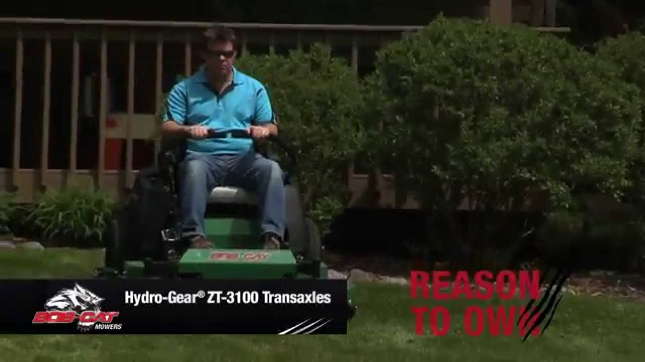 BOB-CAT XRZ Zero-turn Riding Mower - YouTube
