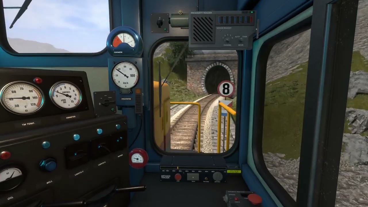 A scary downhill time-lapse [Derail valley]