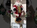 Raz 8" Santa Glass Christmas Ornament 4624945
