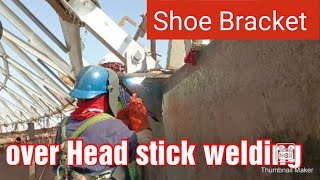 stick welding shoe bracket