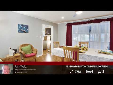 1514 Washington Dr, Miami, OK home video tour