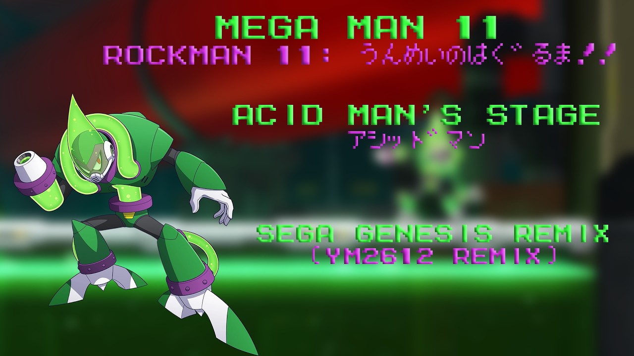 Mega Man 11 - Acid Man Stage (Genesis Remix) - YouTube