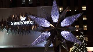 Fashionable Rockefeller Center at Christmas Time