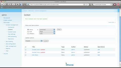Drupal taxonomy menu example